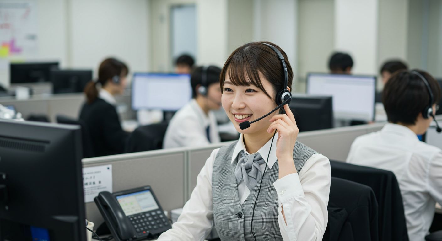 プロのオペレーターが心を込めて対応